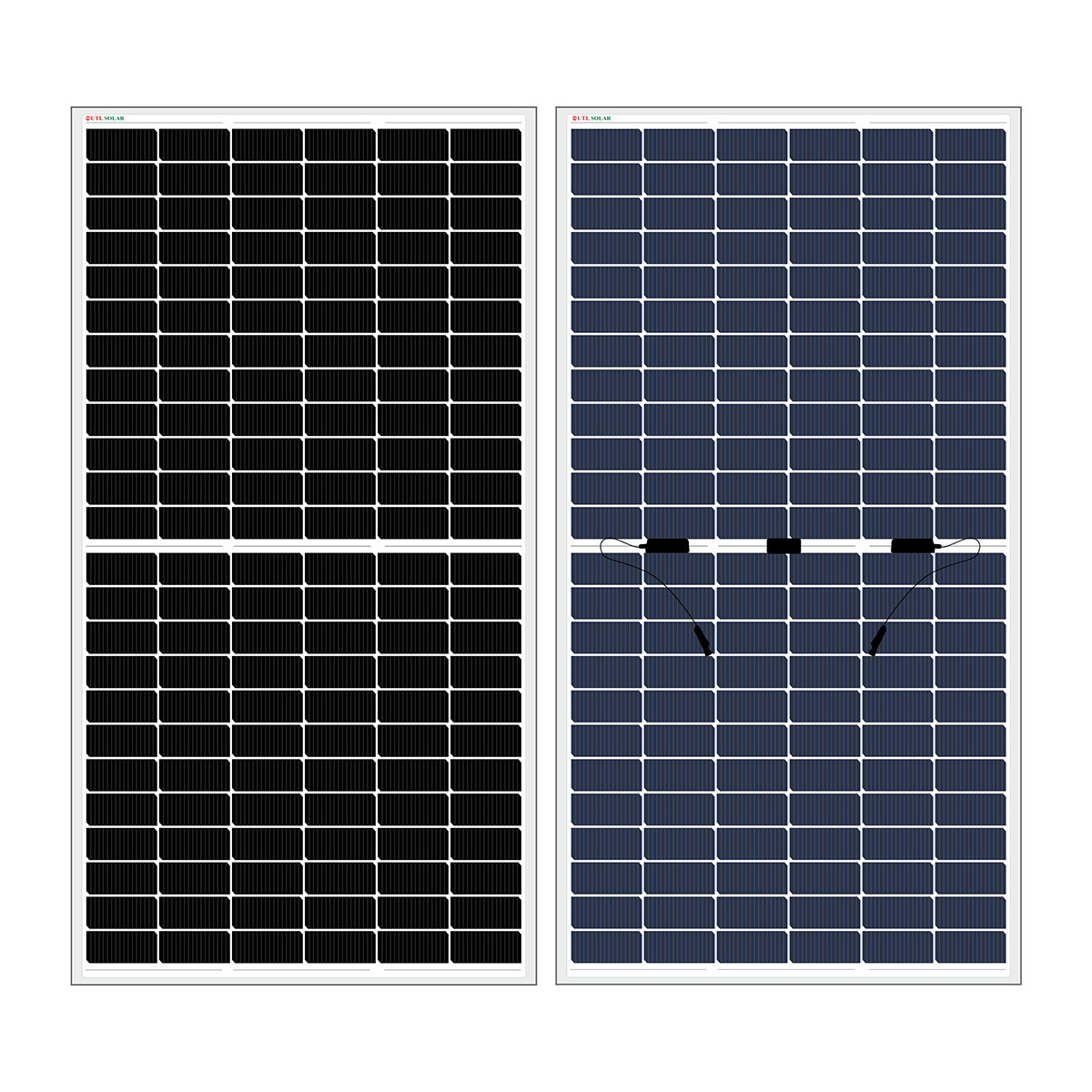 UTL 590 Watt N-Type TOPCon Bifacial Dual Glass Solar module